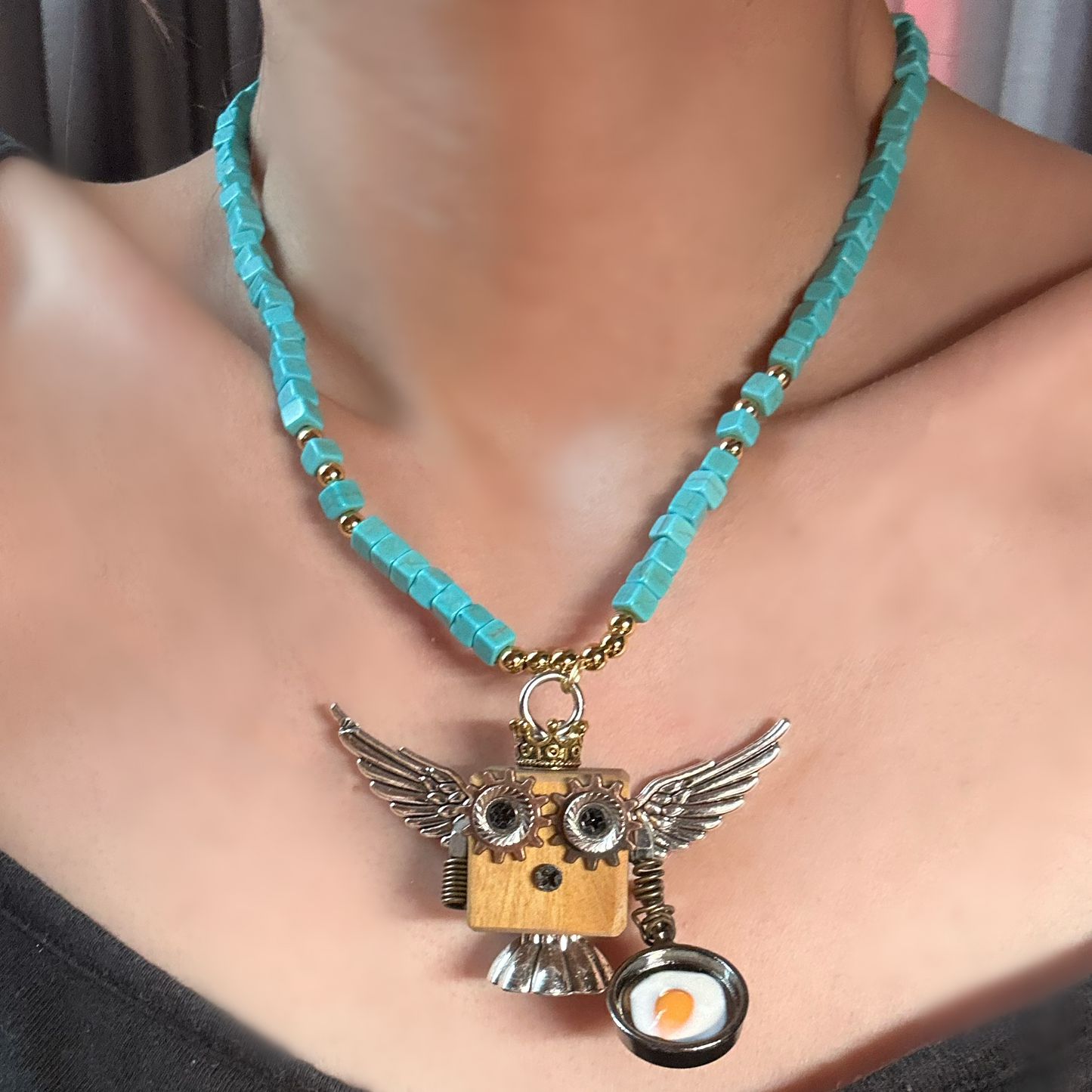 Synthetic Turquoise Necklace